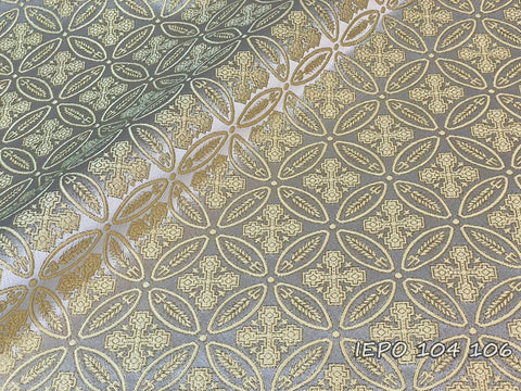 Clerical jacquard fabric with crosses (IERO 104)