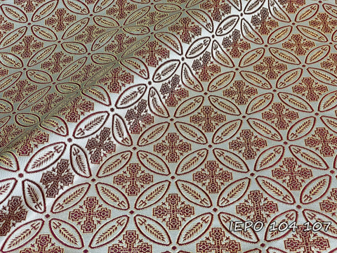 Clerical jacquard fabric with crosses (IERO 104)