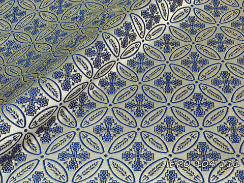 Clerical jacquard fabric with crosses (IERO 104)