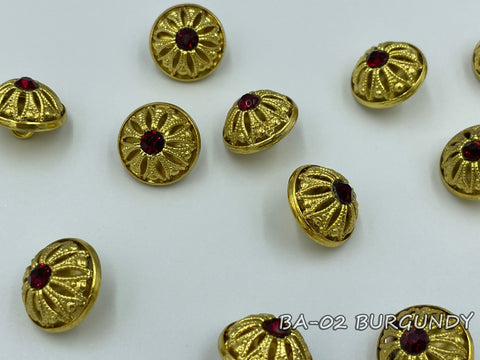 Metallic button for clerical vestments (BA-02)