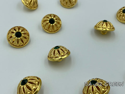 Metallic button for clerical vestments (BA-02)