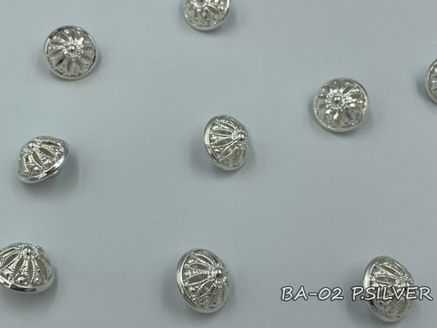 Metallic button for clerical vestments (BA-02)