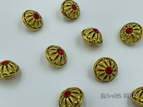 Metallic button for clerical vestments (BA-02)