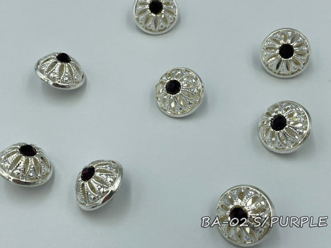 Metallic button for clerical vestments (BA-02)