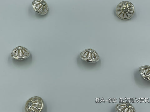 Metallic button for clerical vestments (BA-02)