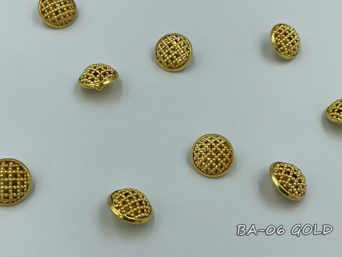 Metallic button for clerical vestments (BA-06)