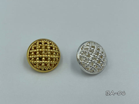 Metallic button for clerical vestments (BA-06)