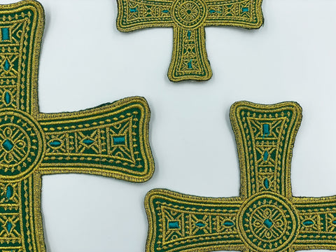 Set of embroidered crosses “Perla” in 4 colors