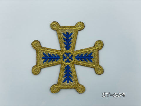 Set of embroidered crosses ST-009