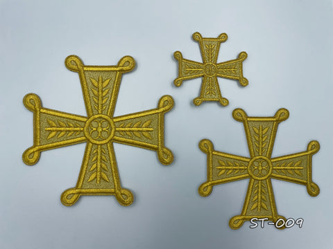 Set of embroidered crosses ST-009