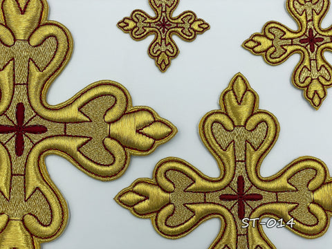 Set of embroidered crosses ST-014