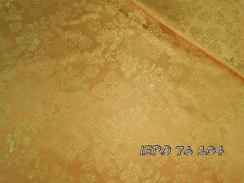 Ecclesiastical light-weight rayon fabric with crosses and flowers (IERO 76) -  Liturgical Fabrics